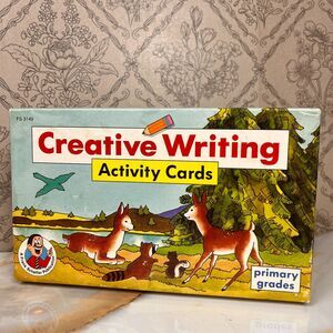Vintage 88' Creative Writing Activity Cards Homeschool Education Journal Prompts